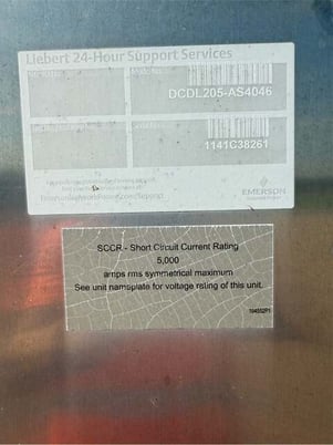 Liebert #DCDL205A, Air Cooled Condenser, 2-fan, 460 V., 3PH, 2011 - Image 4