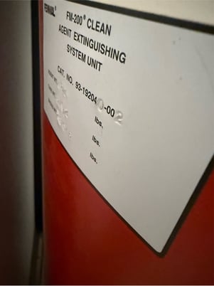 424 lbs. Kidde Fenwal #FM-200, Fire Tank Cylinder - Image 5