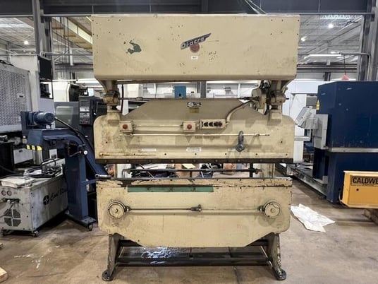 35 Ton, DiAcro #14-72, hydra-mechanical power press brake, 6' overall, 62" between housing, 2" stroke, 1963 - Image 1