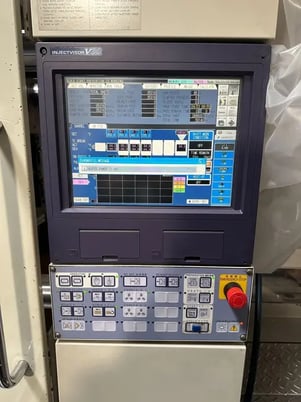 243 Ton, 15.4 oz., Toshiba #EC240NIIV30-8B, horizontal plastic injection molder, 24.02" x 22.05" tie bar - Image 6