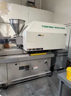 243 Ton, 15.4 oz., Toshiba #EC240NIIV30-8B, horizontal plastic injection molder, 24.02" x 22.05" tie bar - Image 9