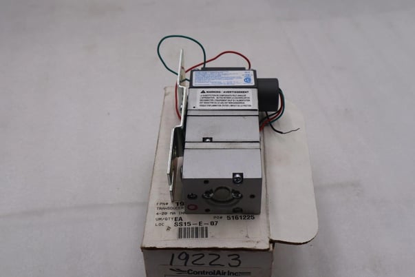New controlair o/b 0-30psi electric to pneumatic transducer 550-aia stock l-785 - Image 1