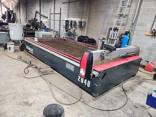 Omax #Global-Max-2040, Waterjet, 13' 4" x 6' 8", Chiller, 30 HP pump, Abrasive Hopper, 2022 - Image 2
