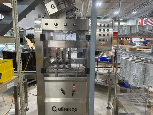 Geninox, Spindle Capper, w/ Bowl Feeder, 20 BPM, 8mm-120mm outside dimension, 2020 - Image 3