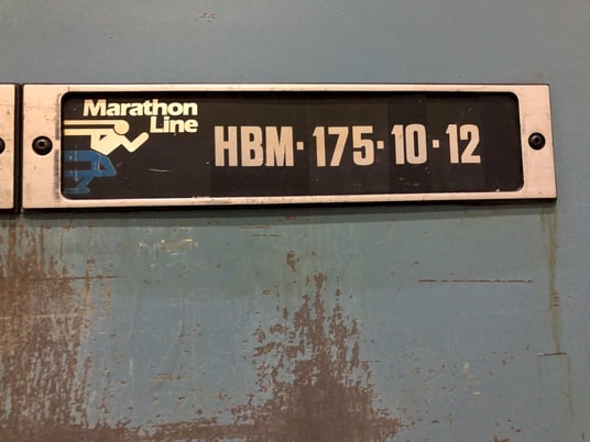 175 Ton, Niagara #HBM-175-10-12, hydraulic press brake, 12' overall, 126" between housing, 10" stroke, 17" - Image 3