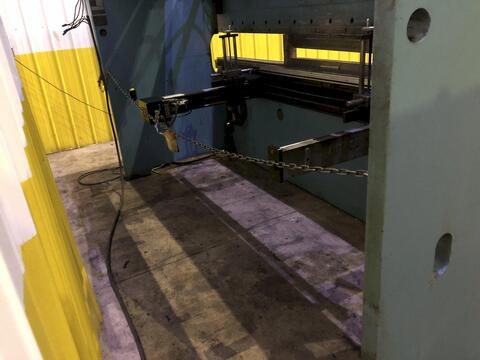 175 Ton, Niagara #HBM-175-10-12, hydraulic press brake, 12' overall, 126" between housing, 10" stroke, 17" - Image 5