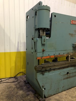 175 Ton, Niagara #HBM-175-10-12, hydraulic press brake, 12' overall, 126" between housing, 10" stroke, 17" - Image 6
