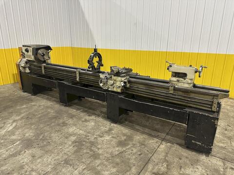19" x 144" LeBlond Makino #15E-Regal, engine lathe, 12" 3-jaw chuck, 3" hole, 40-1600 RPM, inch/metric, 10" - Image 3