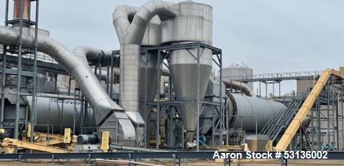 1083.5 cu.ft., Aeroglide, Dual Triple-Pass Rotary Drum Dryers, Complete Drying System, 13' x 60', Stainless - Image 1