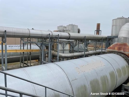 1083.5 cu.ft., Aeroglide, Dual Triple-Pass Rotary Drum Dryers, Complete Drying System, 13' x 60', Stainless - Image 3