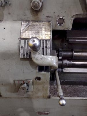 24" x 144" LeBlond #Regal, hollow spindle engine lathe, 21" 4-jaw chuck, 5" hole, 12-900 RPM, A1-11, Steady - Image 5