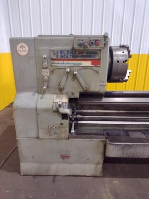 24" x 144" LeBlond #Regal, hollow spindle engine lathe, 21" 4-jaw chuck, 5" hole, 12-900 RPM, A1-11, Steady - Image 8