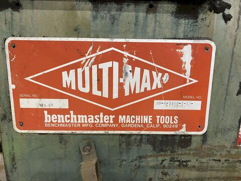 50 Ton, ASC / Benchmaster #50-4-3860-2-12, 4-post cutoff press - Image 2