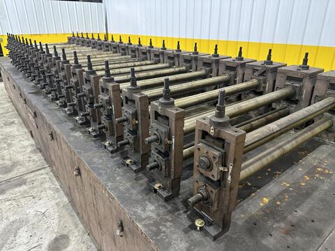 20 Stand, Ardcor #S10-2.5-37, rollformer, 2.5" arbor, 37" roll space, 10" horizontal centers, 4.75"-5.25" - Image 10