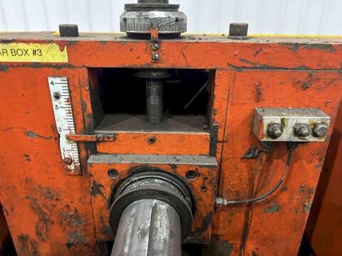 8 Stand, Dahlstrom #500-10-OB, rollformer, 2.5" arbor, 12" roll space, 18" horizontal centers, 5.5"-9.5" - Image 5