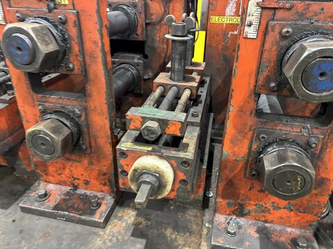 8 Stand, Dahlstrom #500-10-OB, rollformer, 2.5" arbor, 12" roll space, 18" horizontal centers, 5.5"-9.5" - Image 10