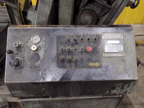 16" x 16" Hyd-Mech #M-16A, automatic horizontal band saw, 18' 6" x 1.25" x .042" blade, 75-400 SFPM - Image 4