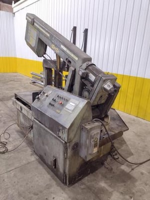 16" x 16" Hyd-Mech #M-16A, automatic horizontal band saw, 18' 6" x 1.25" x .042" blade, 75-400 SFPM - Image 10