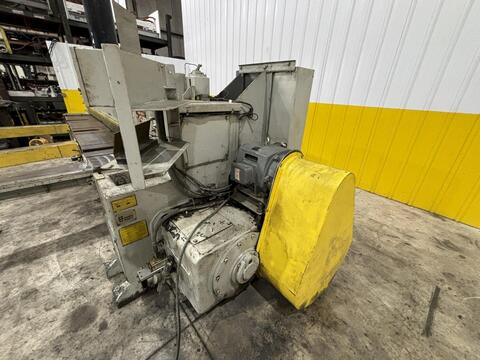 1/4" x 10' Wysong #1025, mechanical power squaring shear, 16 holddowns, 55 SPM, 36" front operated power back - Image 10