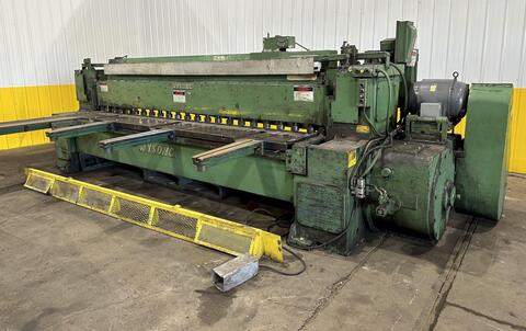 1/2" x 12' Wysong #1250, mechanical power squaring shear, front operated manual back gauge, squaring arm, 20 - Image 4