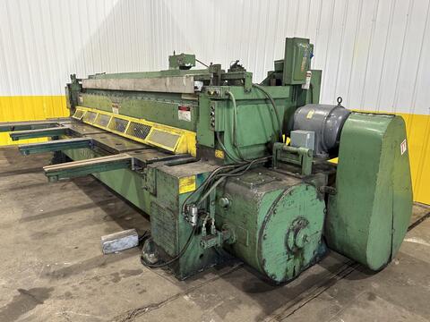 1/2" x 12' Wysong #1250, mechanical power squaring shear, front operated manual back gauge, squaring arm, 20 - Image 9