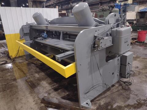 1/4" x 12' Cincinnati #1812, mechanical power shear, 13 holddowns, 36" front operated power back gauge, 60 - Image 3