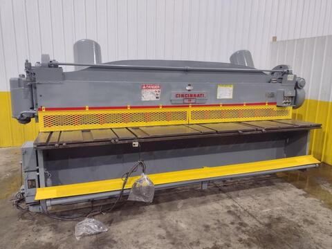 1/4" x 12' Cincinnati #1812, mechanical power shear, 13 holddowns, 36" front operated power back gauge, 60 - Image 6