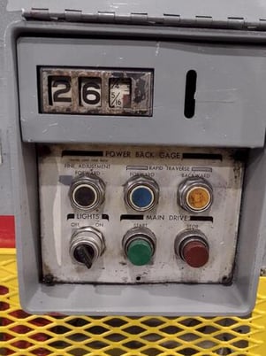 1/4" x 12' Cincinnati #1812, mechanical power shear, 13 holddowns, 36" front operated power back gauge, 60 - Image 9
