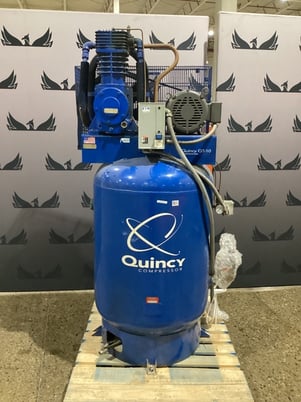 35.9 cfm, 175 psi, Qunicy #QT-10-BMQT10VT-386625, air compressor - Image 1