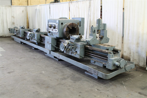 25" x 240"/8' Lodge & Shipley #RXE2516, dual side hollow spindle engine/boring lathe, 1962 - Image 2