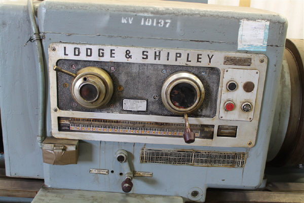 25" x 240"/8' Lodge & Shipley #RXE2516, dual side hollow spindle engine/boring lathe, 1962 - Image 9