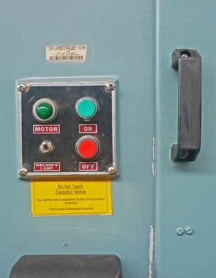 18" MSC #09514639, Vert Band Saw, w/ Blade Welder, 18" throat, 18" x 22" table, 220 V. - Image 6