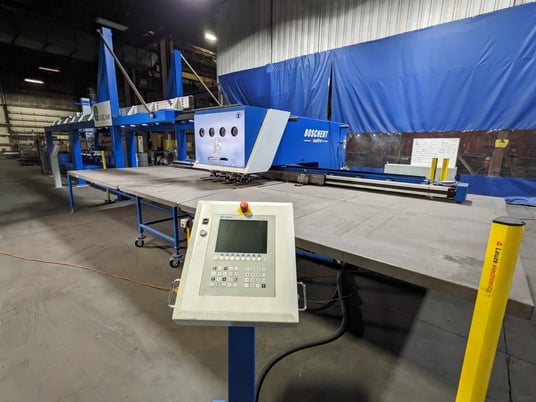 36 Ton, Boschert #Quattro-1500, CNC Punch, 3.54" stroke, 400 SPM, Trumpf tooling, automatic lube - Image 1