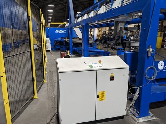 36 Ton, Boschert #Quattro-1500, CNC Punch, 3.54" stroke, 400 SPM, Trumpf tooling, automatic lube - Image 2