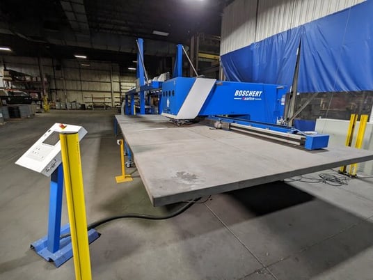 36 Ton, Boschert #Quattro-1500, CNC Punch, 3.54" stroke, 400 SPM, Trumpf tooling, automatic lube - Image 3