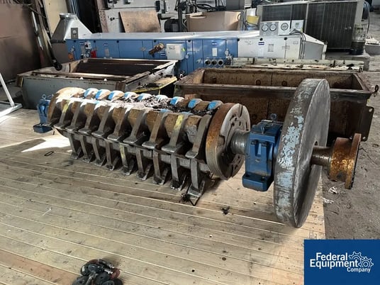 Gruendler Hog Hammer Mill #72-4, 39" x 74", 350 HP, 1180 RPM, 2300 V., 24" diameter rotor, updates 2014/2020 - Image 4