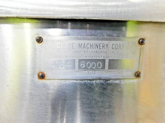 125 cu.ft. Grace Machinery, size 6000, insulated paddle blender mixer - Image 9