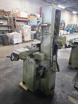 6" x 12" Mitsui #MSG-200MH, hand feed surface grinder, fine pole permanent magnetic chuck, 1 shot lube, Sony - Image 2