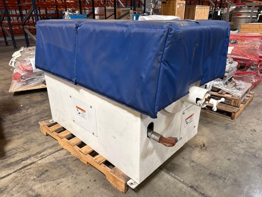 6 cu.ft. CLM Vibetech #VHTH-1748, tub type vibratory finisher, 5 HP - Image 1