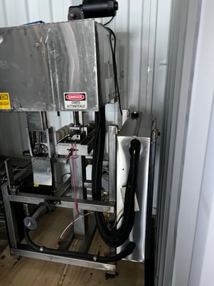PDC #50-E, Shrink Sleeve Tamper Evident Neck Bander, 130 Cpm, Stainless Steel, 240 V., 0.375-3" diameter x - Image 3