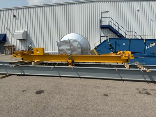 3 Ton, Top Running Bridge Crane, Freestanding, Motorized, 38' Runway, 20' width Bridge, 20' High, 20' Lift - Image 9