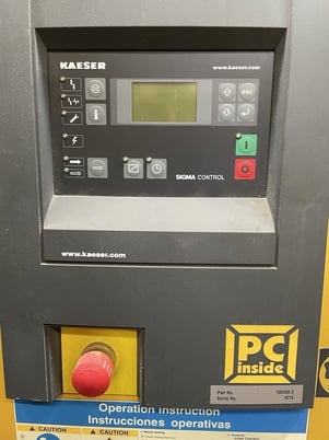 60 HP Kaeser #SFC-45, KED compressor, 291 cfm, 125 psig, 2005 - Image 2