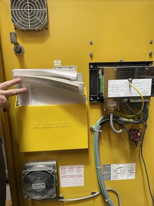 60 HP Kaeser #SFC-45, KED compressor, 291 cfm, 125 psig, 2005 - Image 6