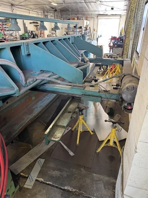 1/4" x 10' Wysong #1025, Shear, 55 SPM, 15 HP, prog Back Gauge - Image 4