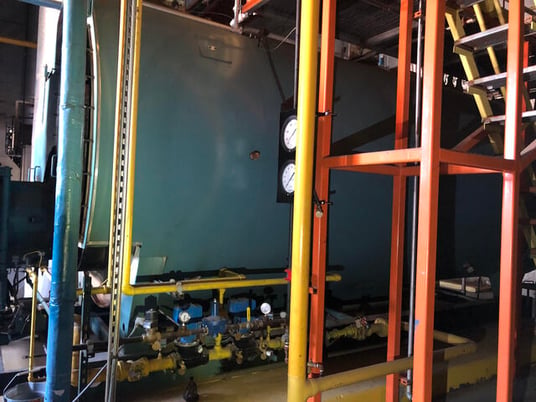 800 HP Cleaver-Brooks #4WG-200-800-150, Natural gas Boiler, 150 PSI, 33,480,000 BTU/HR, 2004, - Image 5