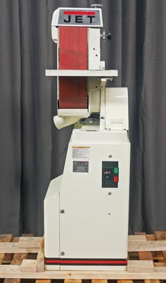 6" x 48" JET #J-4301A, belt sander, 1.5 HP, 230 V., base - Image 1