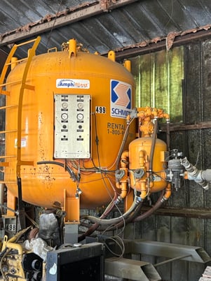 Axxion #1600-CFM, Abrasive Blaster, w/ Axxion Dryer ADS250/400, 160 cu.ft., 1600 CFM separator, 2019 - Image 4