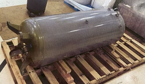 233 CFM, 104 psi, Atlas Copco #GA37-FF, Screw Compressor w/ Integrated Dryer, Tank & Parts, 50 HP - Image 4
