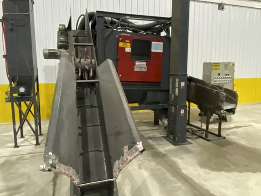 Rosler #JDBC-11/2, Continuous Barrell Blasting/Automatic Parts Deburring Machine, 13.75" diameter x 36" L - Image 7