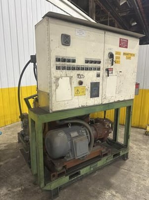 Hertwich Engineering #HE-300-30/A, Swarf Puck Briquetter Press Machine, 660-880 lbs. capacity, 300-400 - Image 1